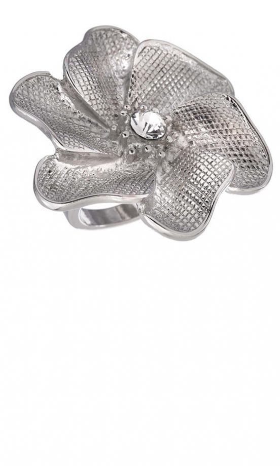Dorothy Perkins Flower Stone Ring, £8