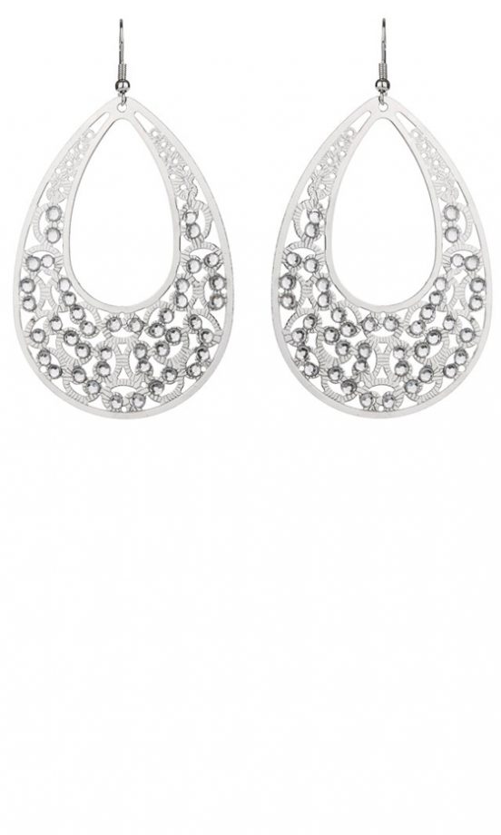 Dorothy Perkins Stone Cut Out Drop Earrings, £7