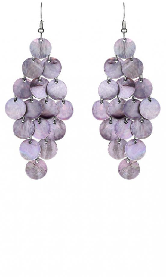 Dorothy Perkins Patina Disc Drop Earrings, £6