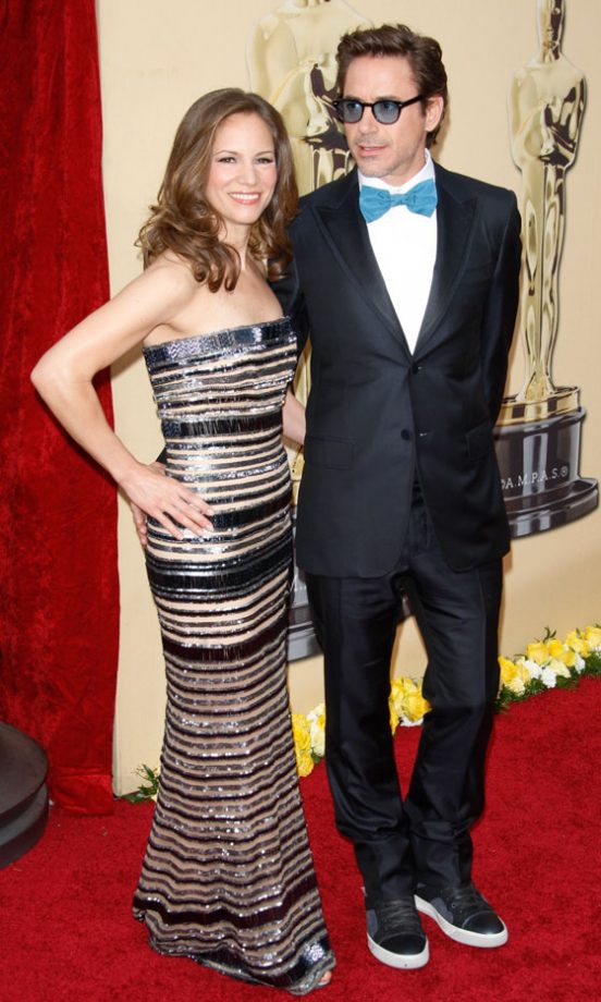 Robert Downey Jnr And Sarah Downey At The Oscars 2010