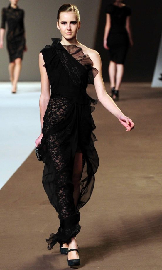 Elie Saab Autumn/Winter 2010/2011 Catwalk Show At Paris Fashion Week