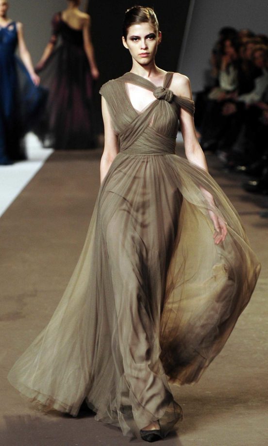Elie Saab Autumn/Winter 2010/2011 Catwalk Show At Paris Fashion Week