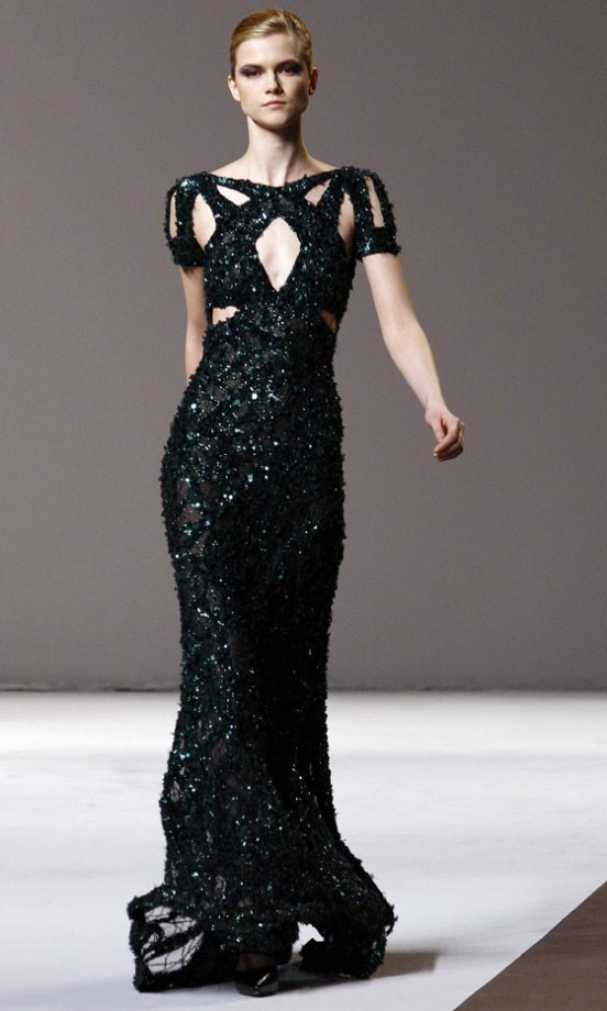 Elie Saab Autumn/Winter 2010/2011 Catwalk Show At Paris Fashion Week