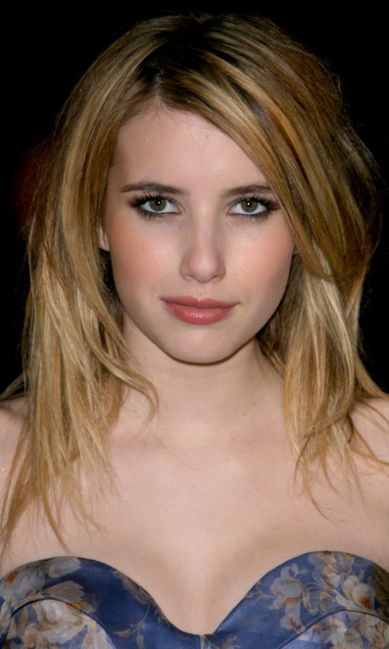 Emma Roberts Sporting A Sunkissed Hairstyle At The Brit Awards, February 2010
