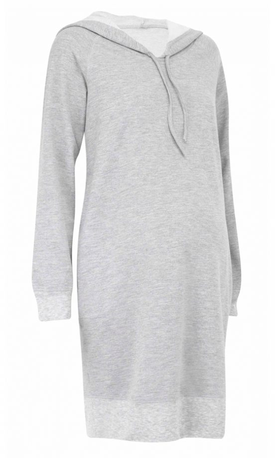 DVO Maternity Collection Maternity Grey Hooded Dress, £29
