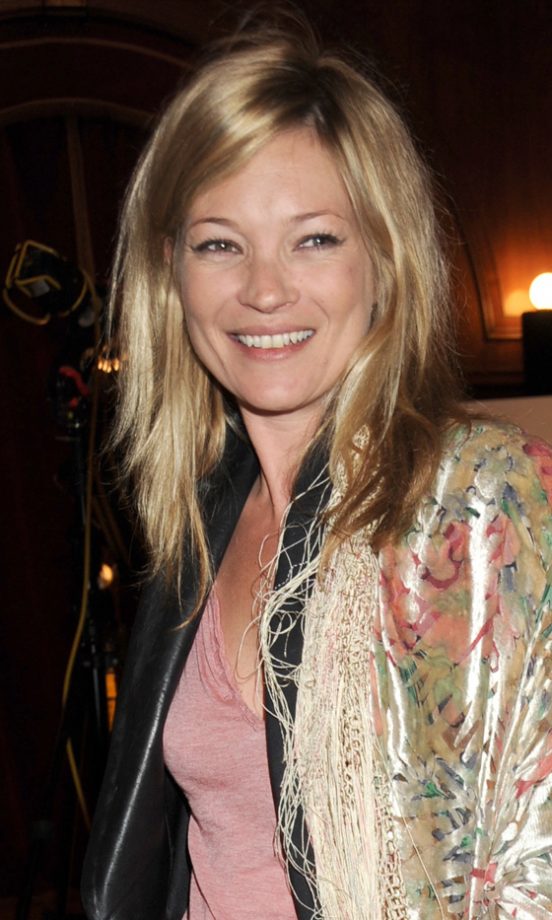 Kate Moss Sporting A Sunkissed Hairstyle At The Launch Party For The New Stella McCartney and Gap Collection, March 2010