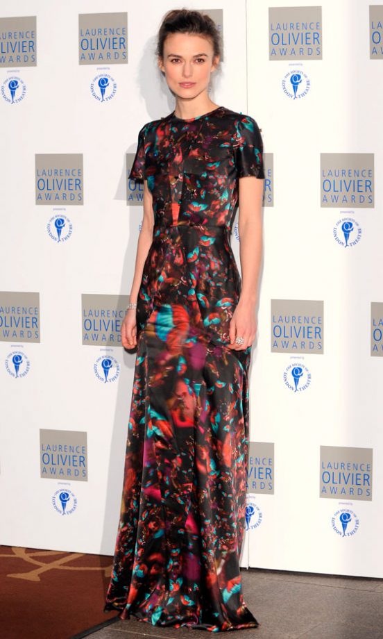 Keira Knightley In Erdem At The Laurence Olivier Awards 2010