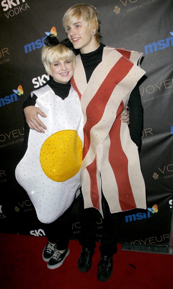 Kelly Osbourne and Luke Worrall At Heidi Klum's 10th Annual Halloween Party, 2009
