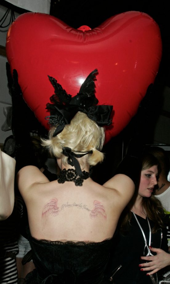 Kelly Osbourne At The Betsey Johnson Fashion Show On Valentine's Day, 2010