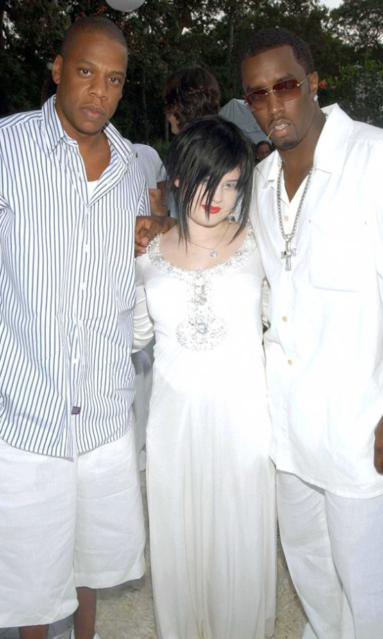 Kelly Osbourne Parties With Jay-Z And Sean 'Puffy' Combs, 2003