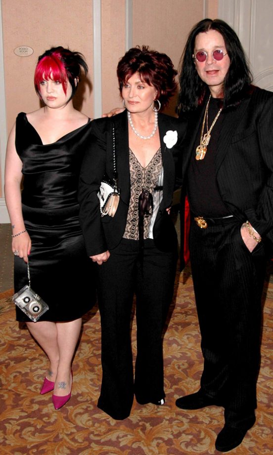 Kelly Osbourne With Mum And Dad Sharon And Ozzy Osbourne, 2004