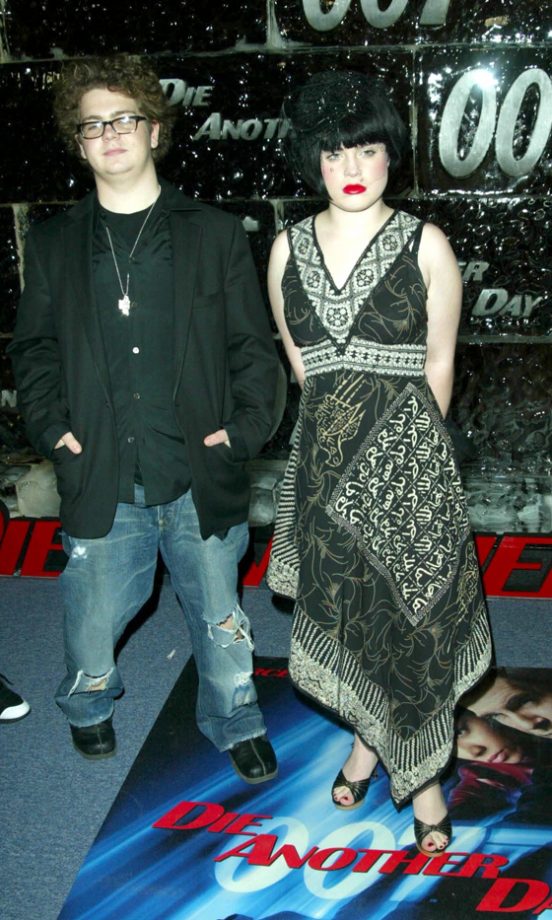 Kelly Osboourne With Brother Jack Osbourne At The Premiere Of Die Another Day, 2002
