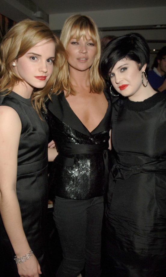 Kelly Osbourne With Emma Watson And Kate Moss At Karl Lagerfeld's Chanel Private Dinner At Nobu, 2007