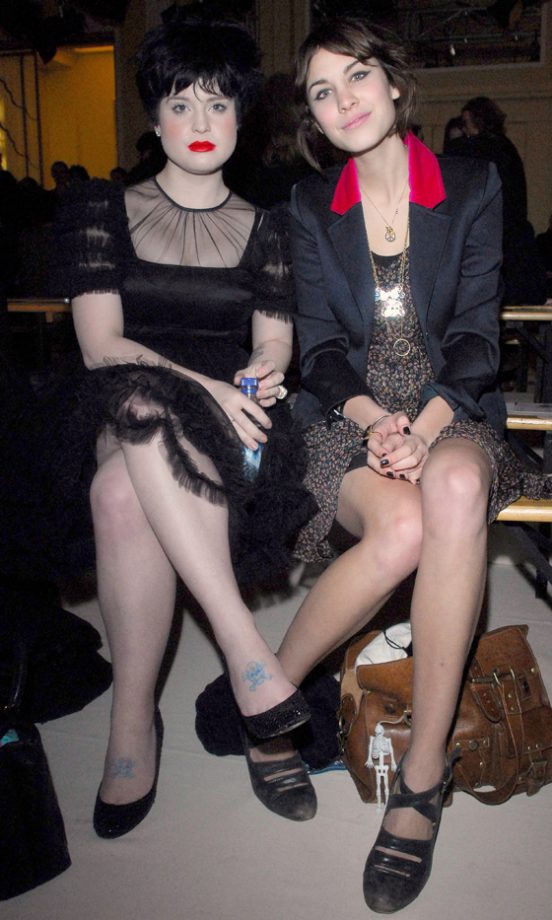 Kelly Osbourne And Alex Chung At The Luella Autumn/Winter Show At London Fashion Week, 2008