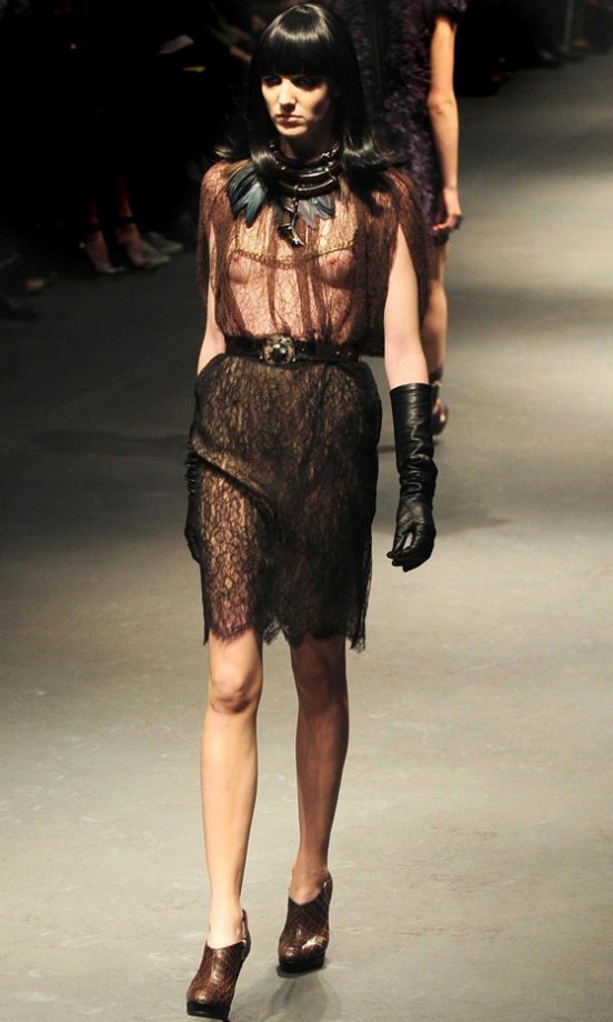 Lanvin Autumn/Winter 2010/2011 Catwalk Show At Paris Fashion Week