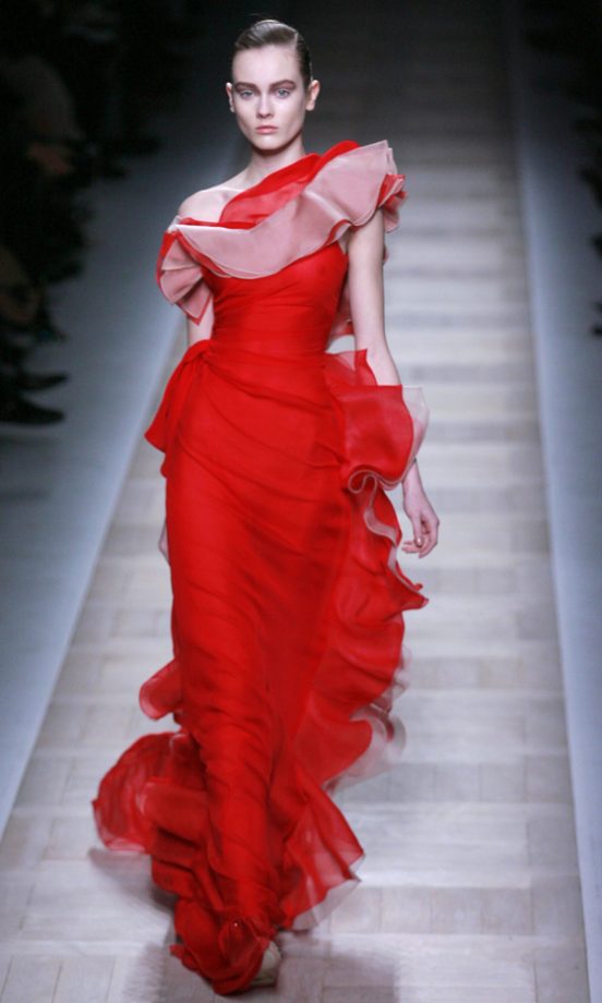 Valentino Autumn/Winter 2010/2011 Catwalk Show At Paris Fashion Week