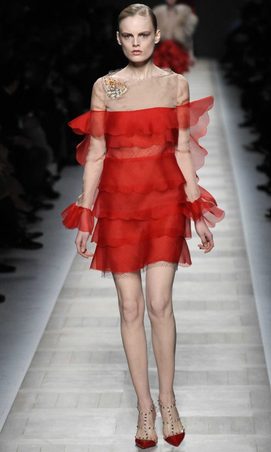 Valentino Autumn/Winter 2010/2011 Catwalk Show At Paris Fashion Week
