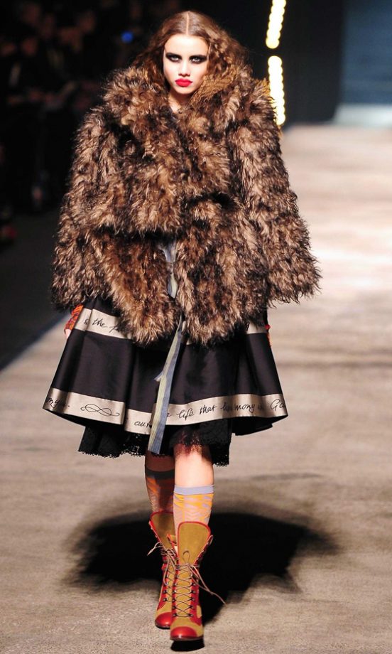 Vivienne Westwood Pret-a-Porter Autumn/Winter 2010/2011 Catwalk Show At Paris Fashion Week