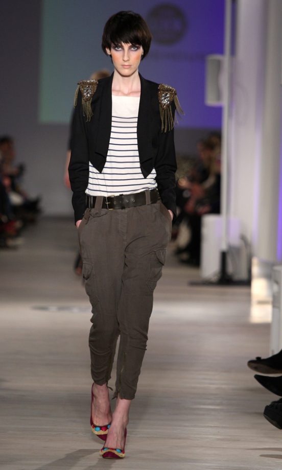 The LOOK Show S/S10: Warehouse Khaki Utility Peg Trousers, £45