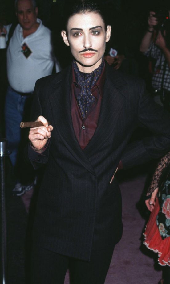 Demi Moore Dresses Up For A Charity Halloween Party, 1997