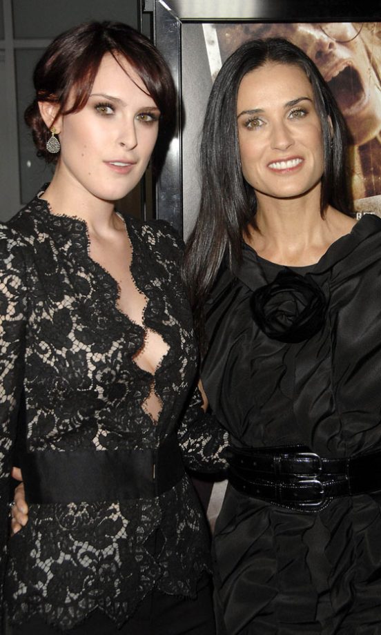 Demi Moore With Daughter Rumer Willis, 2009