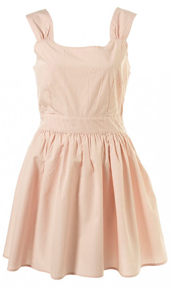 Topshop Petite Knot Back Poplin Dress, £32