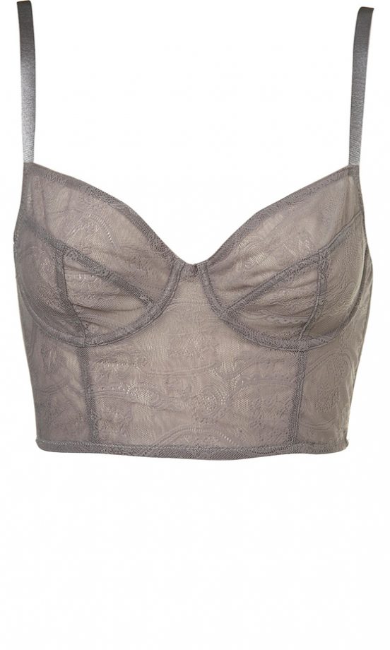 Topshop Paisley Lace Longline Bralet, £20