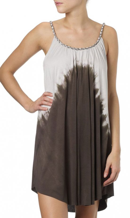 Label Lab Chain Trim Tie Dye Dress At House Of Fraser, £45