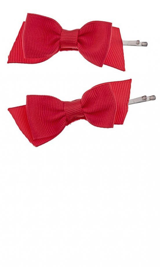 Dorothy Perkins Red Grosgrain Bow Clip, £4