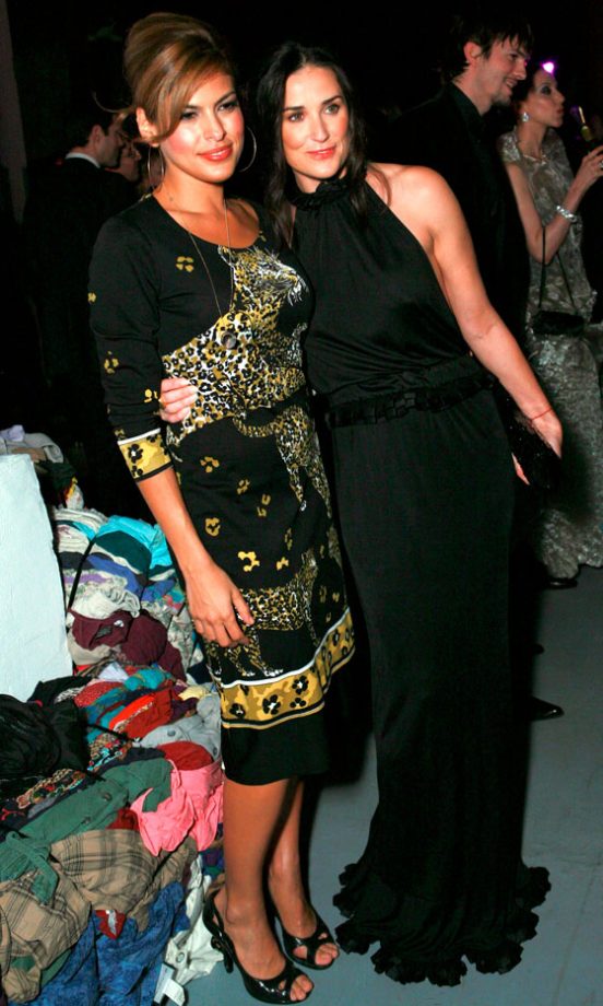 Demi Moore With Eva Mendes, 2006