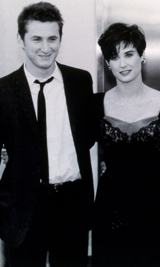 Demi Moore With Sean Penn, 1989