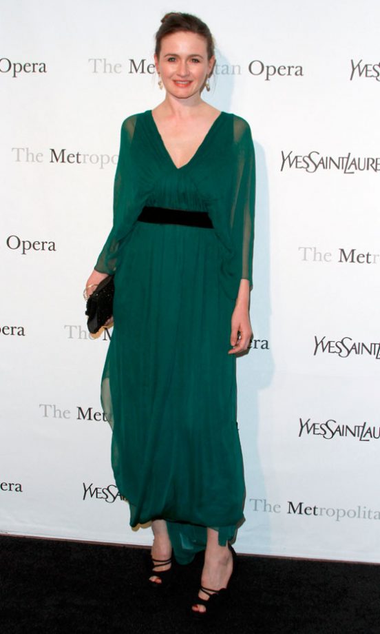 Emily Mortimer At The A Metropolitan Opera Premiere, New York, April 2010