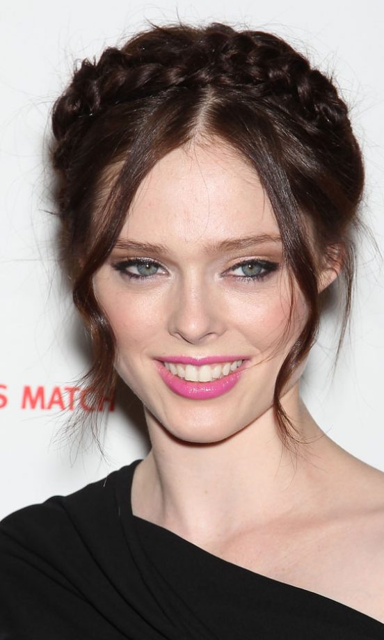 Coco Rocha's Plaited Hairstyle At The DKMS Annual Gala, New York 2010