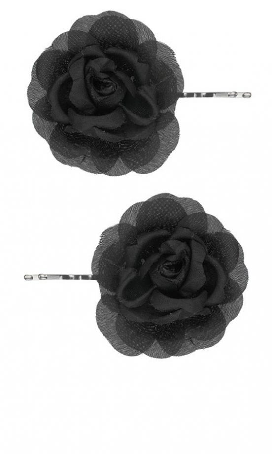 Dorothy Perkins Fabric Flower Hair Slides, £6