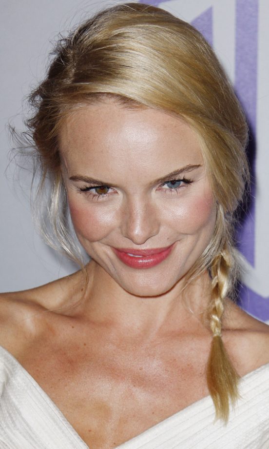 Kate Bosworth Sporting A Plaited Hairstyle, 2010