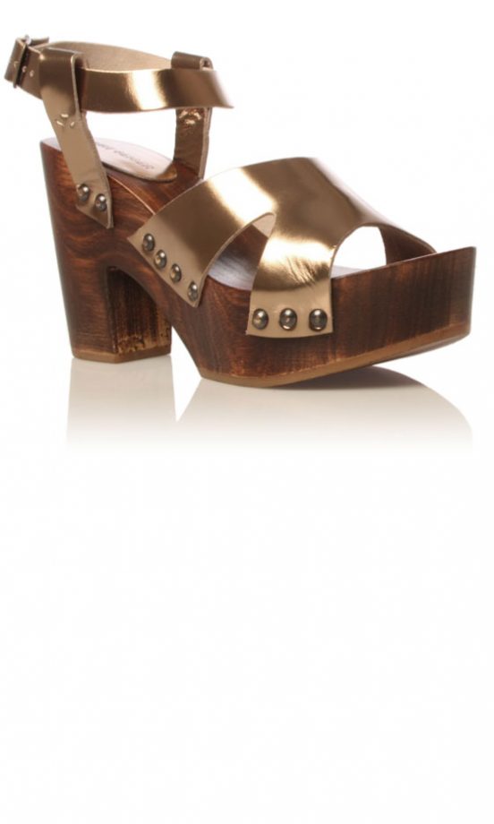 Kurt Geiger Jay Metallic Sandals, £160