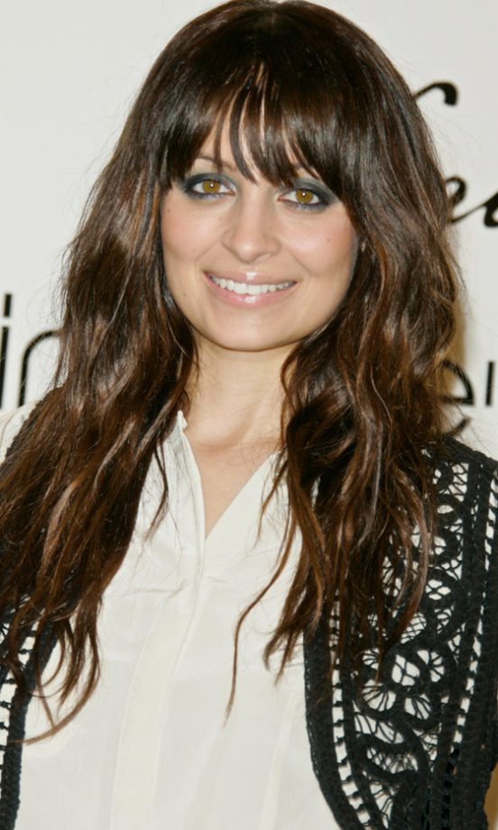 Nicole Richie Sporting A Shaggy Fringed Hairstyle, 2010