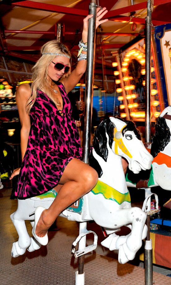 Paris Hilton At Coachella Festival In California, 2010