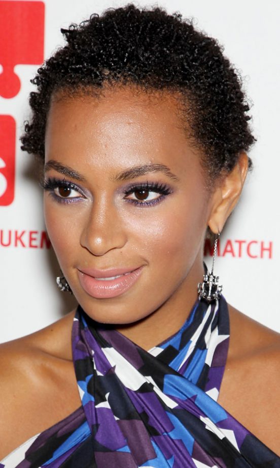 Solange Knowles' Cropped Hairstyle At The DKMS Annual Gala, New York 2010