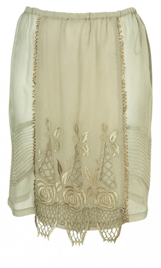 Topshop Premium Scallop Slip Skirt, £35