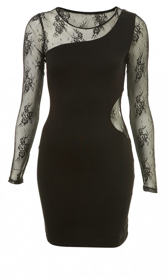 Topshop Lace Insert Bodycon Dress, £38