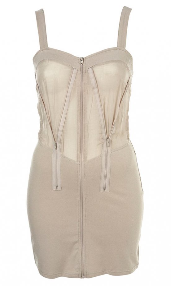 Topshop Woven Panel Bodycon Tunic, £30