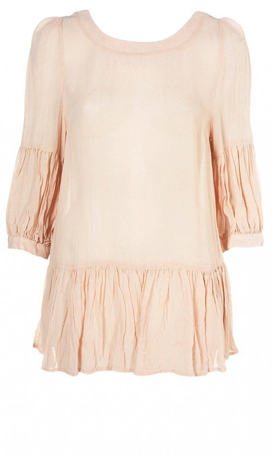 Topshop Petite Frill Skirt Blouse, £35