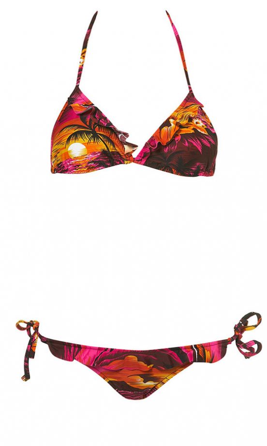 Topshop Hawaii Print Bikini, £25