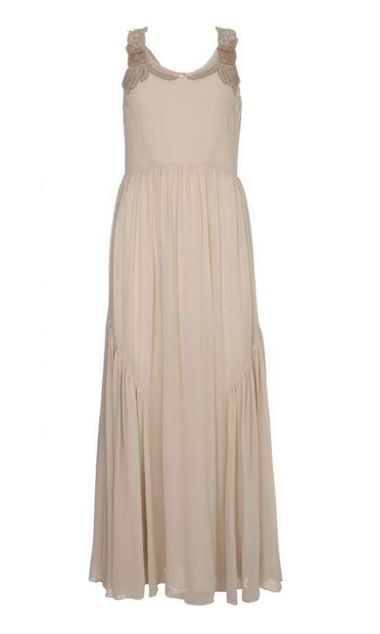 Topshop Exclusive Dress Range: Nude Maxi Dress, £160
