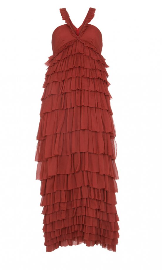 Topshop Exclusive Dress Range: Red Layered Dress, £175