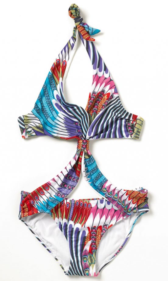 Asos Peacock Swimsuit, £28