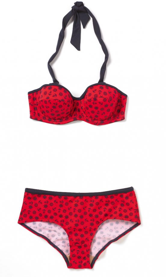 Simply Be Red Anchor Bikini, £34