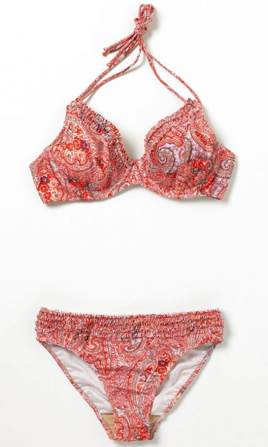 Bravissimo Orange Paisley Bikini, £74. In Store Only.