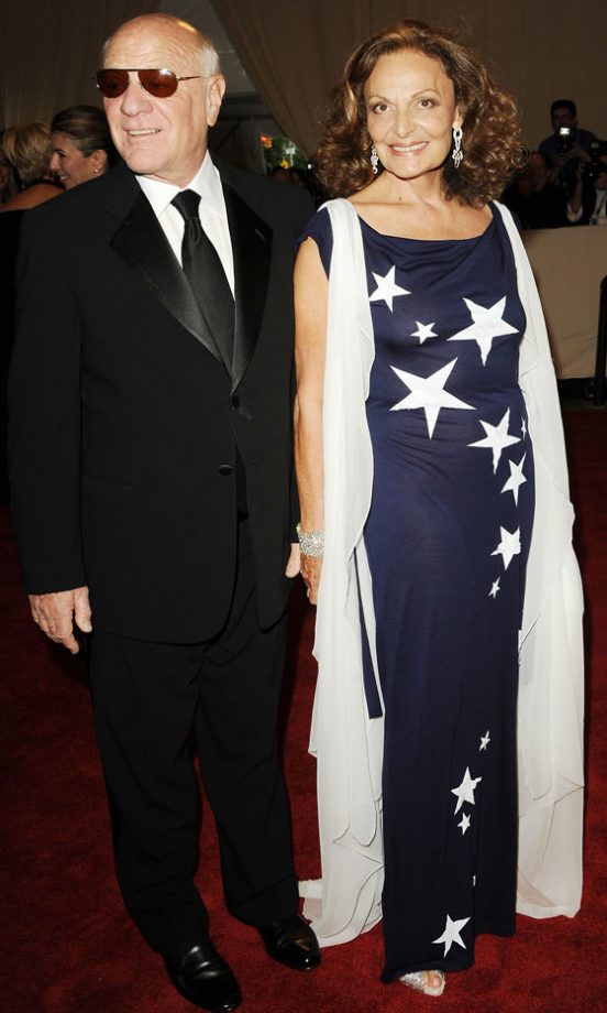Diane von Furstenberg And Barry Diller At The Costume Institute Gala, 2010